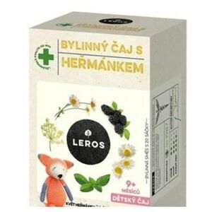 LEROS Dětský čaj s heřmánkem 20 sáčků obraz