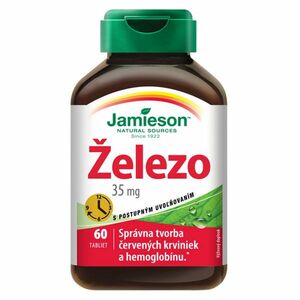 JAMIESON Železo 35 mg s postupným uvolňováním 60 tablet obraz