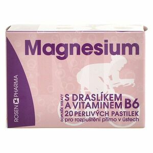 ROSEN PHARMA Magnesium 300 mg 20 perlivých pastilek obraz
