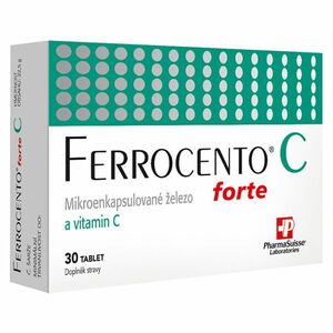 PHARMASUISSE Ferrocento forte C 30 tablet obraz