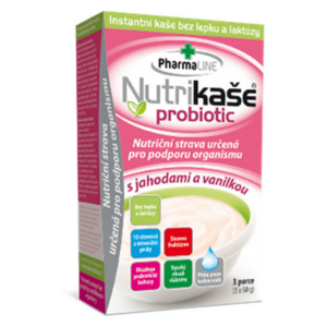 PHARMALINE Nutrikaše probiotic S jahodou a vanilkou 3x60 g obraz