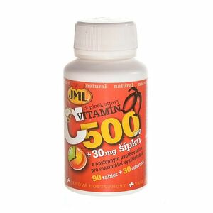JML Vitamin C se šípky tablety s postupným uvolňováním 500 mg 120 tablet obraz