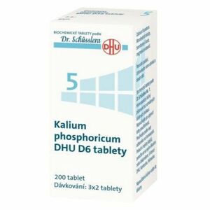 DR. SCHÜSSLERA Kalium phosphoricum DHU D6 No.5 200 tablet obraz
