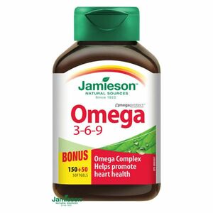 JAMIESON Omega 3-6-9 1200mg 150+50 kapslí obraz