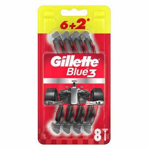 GILLETTE Blue3 Nitro Jednorázový holící strojek holítka 8 ks obraz