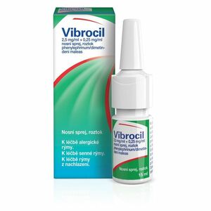 VIBROCIL 0, 25 mg/ml Nosní sprej 15 ml obraz