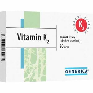 GENERICA Vitamin K2 30 kapslí obraz