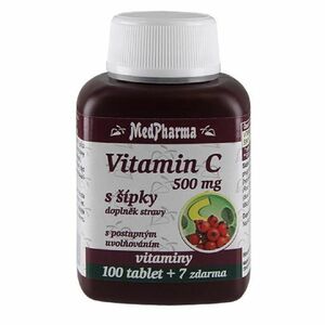 MEDPHARMA Vitamín C 500 mg s šípky 107 tablet obraz