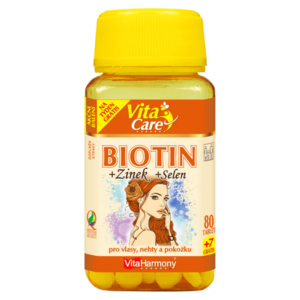 VITAHARMONY Biotin 300 µg + Selen + Zinek 87 tablet obraz