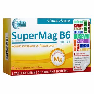 ASTINA SuperMag B6 citrát 60 tablet obraz