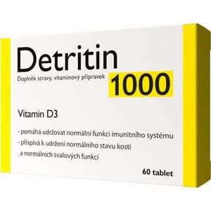 DETRITIN 1000 IU vitamin D3 60 tablet obraz