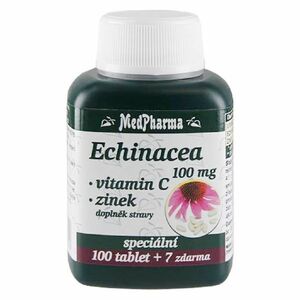 MEDPHARMA Echinacea 100 mg + vitamín C + zinek 107 tablet obraz