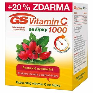GS Vitamin C 1000 se šípky 50 + 10 tablet ZDARMA obraz