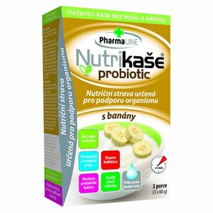 PHARMALINE Nutrikaše probiotic S banány 3x60 g obraz