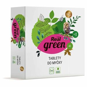REAL GREEN CLEAN Tablety do myčky 40 ks obraz