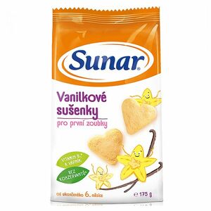 SUNAR Vanilkové sušenky pro děti 6m+ 175 g obraz