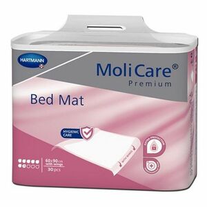 MOLICARE Bed Mat inkontinenční podložky 7 kapek se záložkami 60 x 90 cm 30 kusů obraz