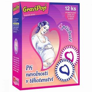VITAHARMONY GraviPop Při nevolnosti v těhotenství Mix 12 ks obraz