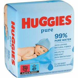 Huggies Pure čisticí ubrousky 3x56 ks obraz