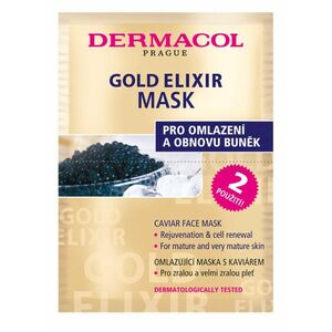 Dermacol - Gold Elixir omlazující maska s kaviárem - 16 ml (2x8) obraz