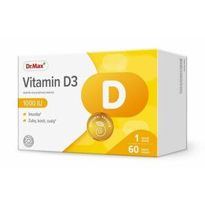 Dr. Max Vitamin D3 1000 I.U. 60 kapslí obraz
