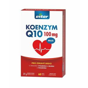 Vitar Koenzym Q10 100 mg + Selen + vitamin E + thiamin 60 kapslí obraz