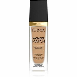 Eveline Cosmetics Wonder Match dlouhotrvající tekutý make-up s kyselinou hyaluronovou odstín 40 Sand 30 ml obraz