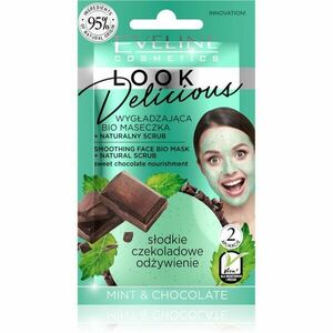 Eveline Cosmetics Look Delicious Mint & Chocolate hydratační vyhlazující maska s čokoládou 10 ml obraz