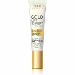 Eveline Cosmetics Gold Lift Expert vyhlazující krém na oční okolí a rty 15 ml obraz