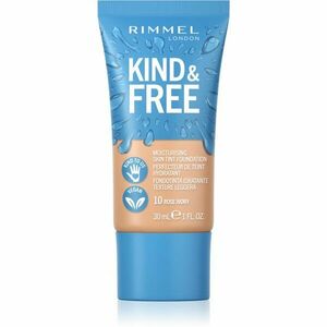 Rimmel Kind & Free lehký hydratační make-up odstín 10 Rose Ivory 30 ml obraz