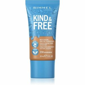 Rimmel Kind & Free lehký hydratační make-up odstín 210 Golden Beige 30 ml obraz