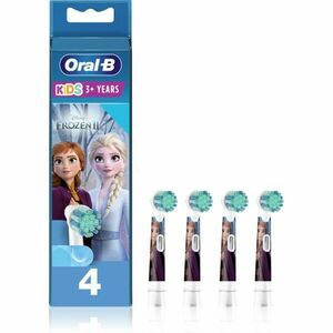 Oral B Kids 3+ Frozen náhradní hlavice pro zubní kartáček extra soft pro děti 4 ks obraz