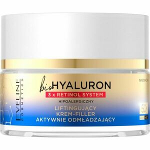 Eveline Cosmetics Bio Hyaluron 3x Retinol System denní a noční liftingový krém 50+ 50 ml obraz
