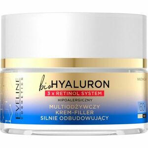 Eveline Cosmetics Bio Hyaluron 3x Retinol System obnovující krém pro zpevnění pleti 60+ 50 ml obraz