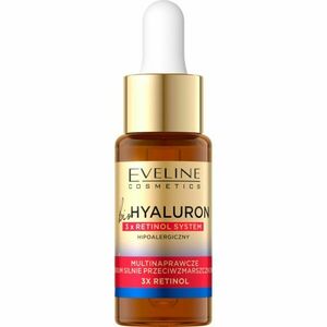 Eveline Cosmetics Bio Hyaluron 3x Retinol System noční sérum proti vráskám 18 ml obraz