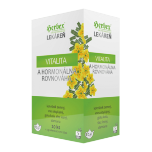 HERBEX Lékárna vitalita a hormonální rovnováha bylinný čaj 20 sáčků obraz