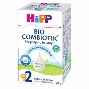 HiPP 2 BIO Combiotik pokračovací kojenecké mléko 500 g obraz
