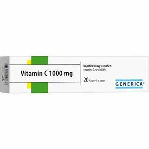GENERICA Vitamin C 1000 mg 20 šumivých tablet obraz