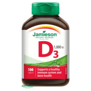 JAMIESON Vitamín D3 1000 IU 100 tablet obraz