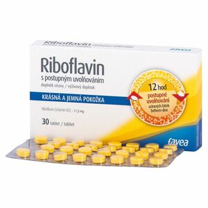 FAVEA Riboflavin s postupným uvolňováním 30 tablet obraz