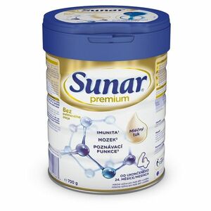 SUNAR Premium 4 batolecí mléko od ukončeného 24. měsíce 700 g obraz