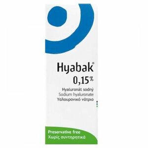 Hyabak 0.15% gtt. 10 ml obraz