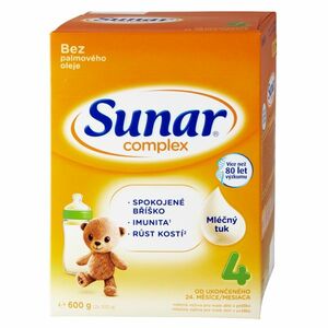 SUNAR Complex 4 batolecí mléko od 24 měsíců 600 g obraz