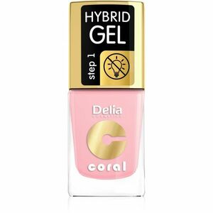 Delia Cosmetics Coral Nail Enamel Hybrid Gel gelový lak na nehty odstín 04 11 ml obraz
