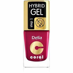 Delia Cosmetics Coral Nail Enamel Hybrid Gel gelový lak na nehty odstín 06 11 ml obraz