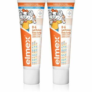 Elmex Caries Protection Kids zubní pasta pro děti 2 x 50 ml obraz