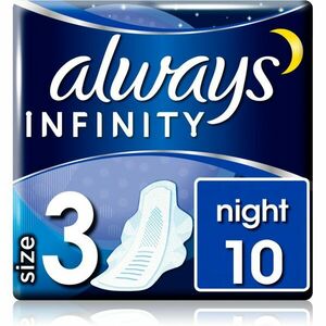 Always Infinity Night Size 3 vložky na noc 10 ks obraz