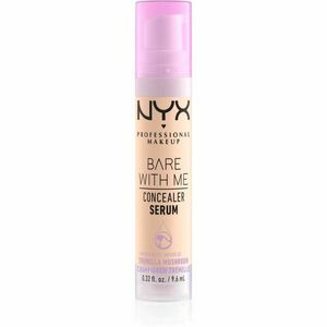 NYX Professional Makeup Bare With Me Concealer Serum hydratační korektor 2 v 1 odstín 01 - Fair 9, 6 ml obraz