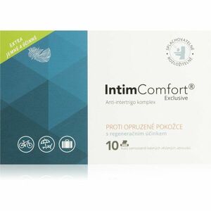 Intim Comfort Anti-intertrigo complex extra jemné vlhčené čisticí ubrousky proti opruzeninám 10 ks obraz