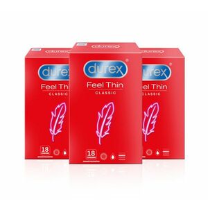 Durex Feel Thin Classic kondomy pack 54 ks obraz
